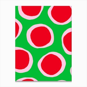 Polka Dots 3 Canvas Print