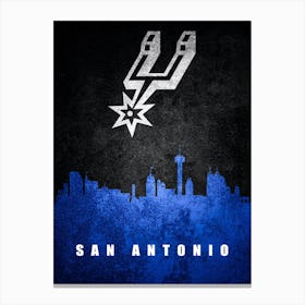 San Antonio Spurs Canvas Print