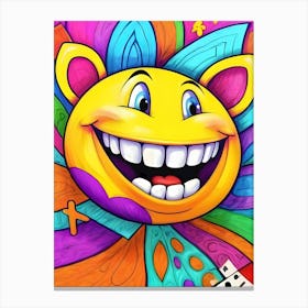 Smiley Face-Reimagined Canvas Print