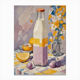 Milk And Lemons Canvas Print