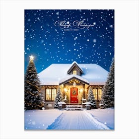 Merry Christmas 2 Canvas Print