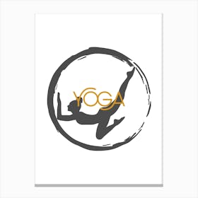 Yoga, the sport of yoga, the sport of meditation, relaxation, inspiring rest and meditation, a distinctive and exceptional work of art that embodies yoga.15 Canvas Print