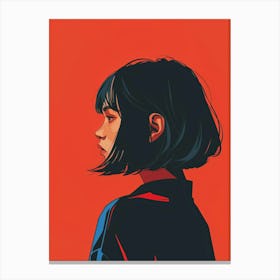 Portrait Of A Girl 5 Canvas Print