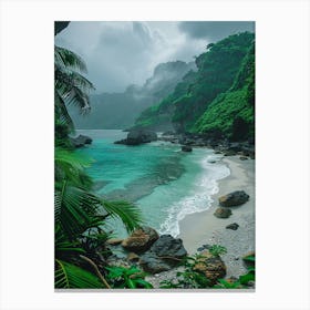 Tropical Beach In Thailand Canvas Print