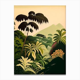 Jamaica Rousseau Inspired Tropical Destination Canvas Print