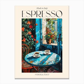 Verona Espresso Made In Italy 2 Poster Canvas Print