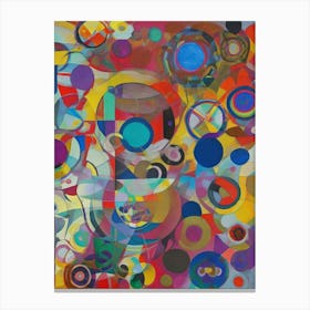 Abstract Circles 6 Canvas Print