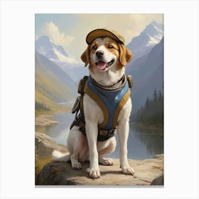 Beagle Explorer Dog Lover Canvas Print