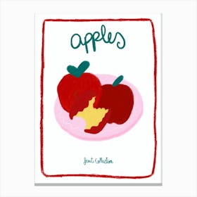 Apples Fruit Collection Canvas Print