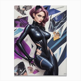 Catwoman (Fashion Expose) 2 Canvas Print