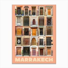 Doors Of Marrakech Canvas Print