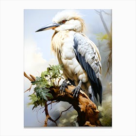 Silent Flight The Elegance Of Bird Canvas Print