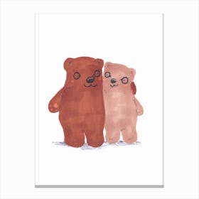 Bear Friends Canvas Print