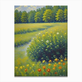 Field Of Flowers Canvas Print