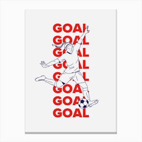 Goal Girl Canvas Print