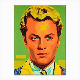 Vince Vaughn Colourful Pop Movies Art Movies Canvas Print