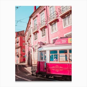 Tram For Two, Portugal Canvas Print