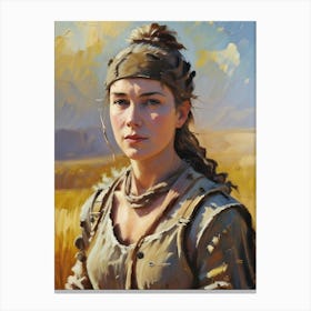 Farm Girl Canvas Print