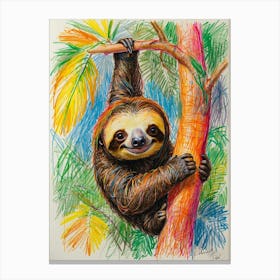 Sloth 3 Canvas Print