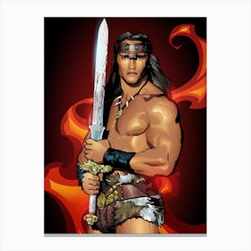 Conan The Barbarian Canvas Print