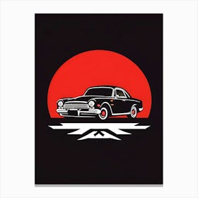 Classic Car In The Sun Canvas Print