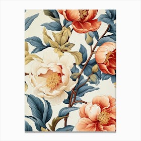 Peony Flower Wallpaper 6 Canvas Print