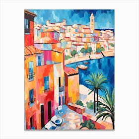 Palma De Mallorca 2 Fauvist Painting Canvas Print