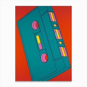 Cassette Tape Canvas Print