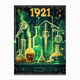 Aihrgdesign A Vintage Scientific Poster Celebrating The Disco 08a8bfd1 61b3 4a88 9332 8c3f85b86c3d 2 Leinwandbilder