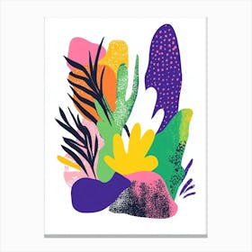 Abstract Cactus Canvas Print