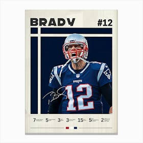 Tom Brady Canvas Print