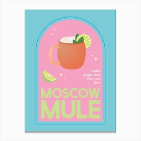 Moscow Mule Cocktail Canvas Print