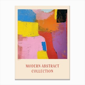 Modern Abstract Collection Poster 17 Canvas Print