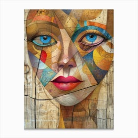 Face Of A Woman 114 Canvas Print