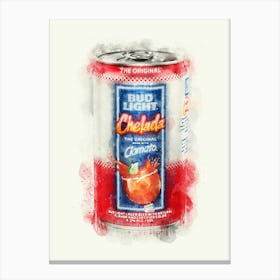 Bud Light Chelada Clamato Canvas Print