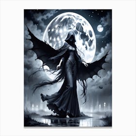 Gothic Witch Canvas Print