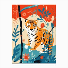 Tiger In The Jungle 27 Canvas Print