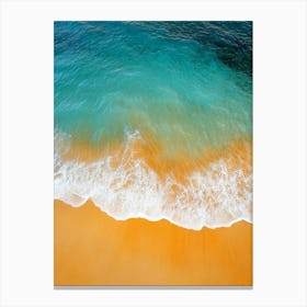 Aerial View Of A Beach 48 Canvas Print