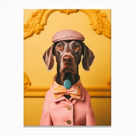 A German Shorthaired Pointer Dog 7 Canvas Print