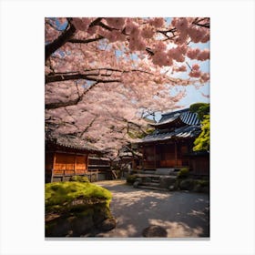Cherry Blossoms In Kyoto Canvas Print