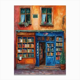 Warsaw Book Nook Bookshop 2 Canvas Print