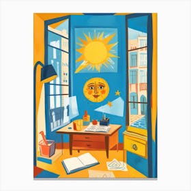 Sun In The Room Canvas Print