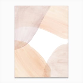 Abstract soft Watercolor Painting 1 Canvas Print