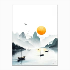 Asian Landscape Painting 7 Canvas Print