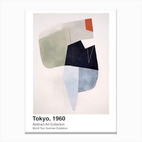 World Tour Exhibition, Abstract Art, Tokyo, 1960 4 Canvas Print