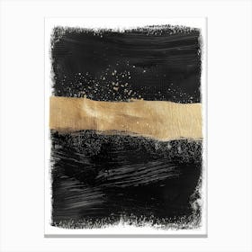 Gold And Black Canvas Print 46 Canvas Print