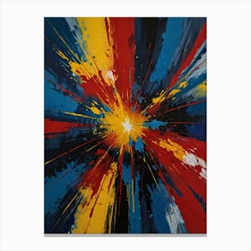 Abstract splash Canvas Print