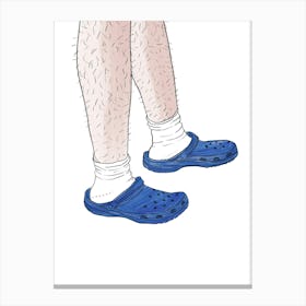 Crocs Canvas Print