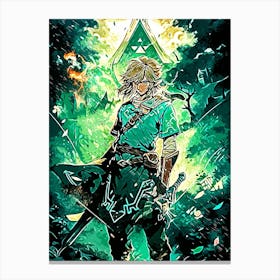 Legend Of Zelda Breath Of The Wild Canvas Print