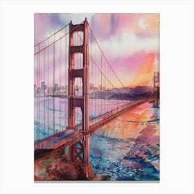 Golden Gate Bridge Sunrise Canvas Print